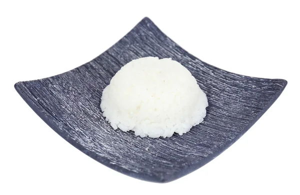 Gotowanego ryżu, na białym tle — Zdjęcie stockowe