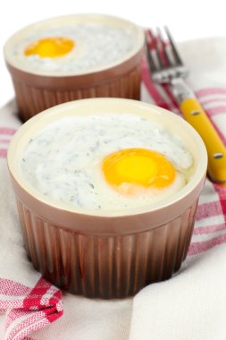 pişmiş yumurta yakın çekim