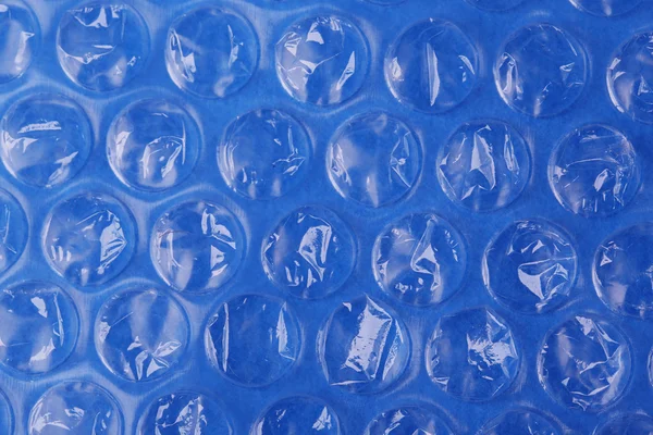 Color plastic bubble packing material, close-up — Stock Photo, Image