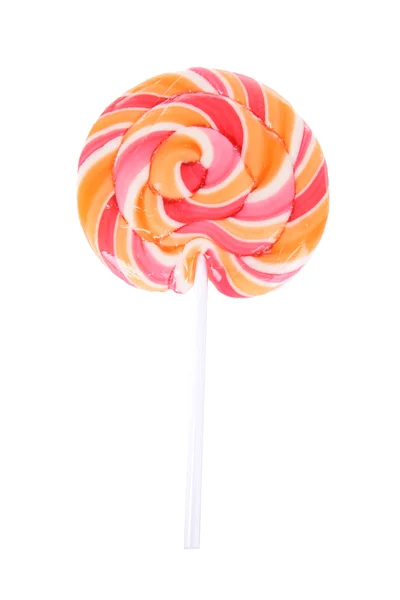 Colorful lollipop isolated on white — Stock Photo, Image