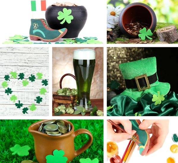 Patrick's Day collage — Stock Photo, Image
