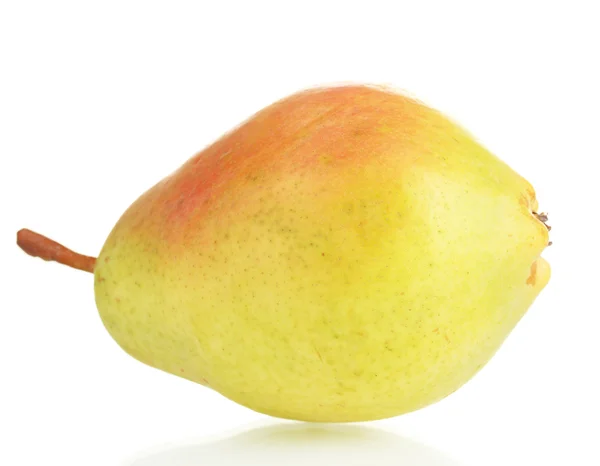 Beautiful ripe pear isolated on white — Stock Photo, Image