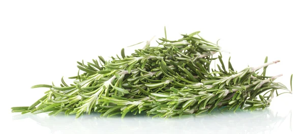 Fresh green rosemary isolated on white — Stock Photo, Image