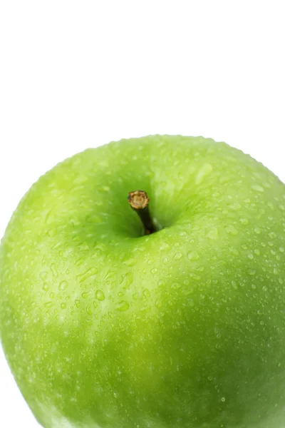 Pomme verte fraîche, isolée sur blanc — Photo