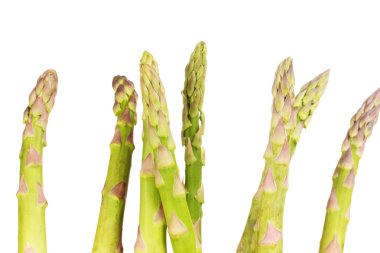 beyaz izole lezzetli taze kuşkonmaz