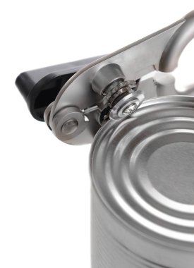 savunma ile konserve üzerinde beyaz izole olabilir