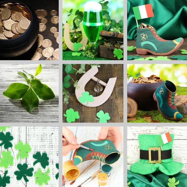 Patrick's Day collage — Stock Photo, Image