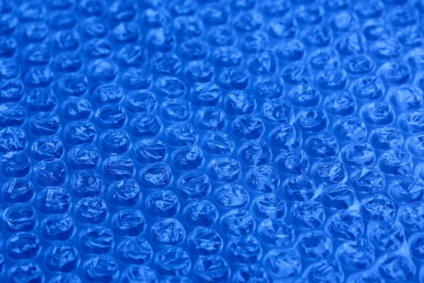 Color plastic bubble packing material, close-up — Stock Photo, Image