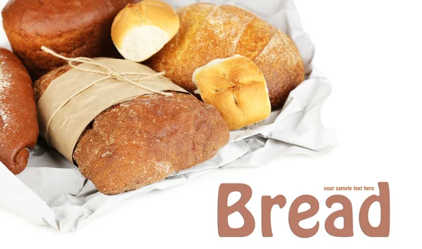 Distintos tipos de pan de cerca —  Fotos de Stock