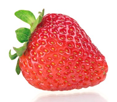 tatlı çilek beyaz izole