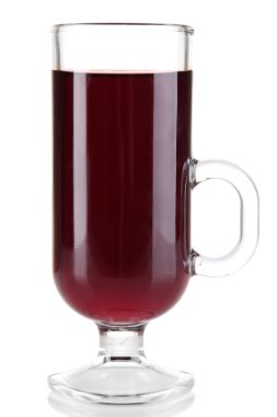 beyaz izole mulled şarap