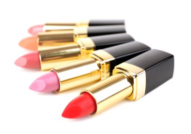 güzel Rujlar üzerinde beyaz izole