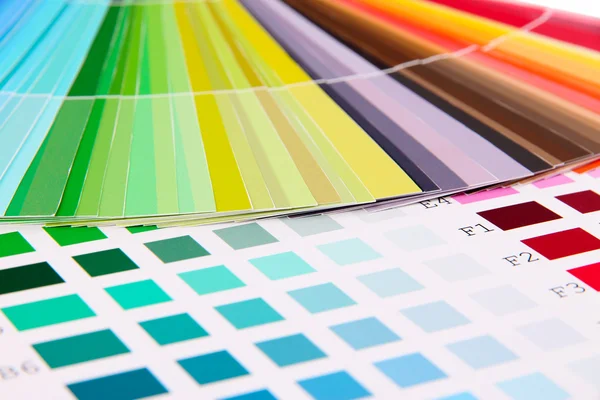Vzorky barev zblízka — Stock fotografie