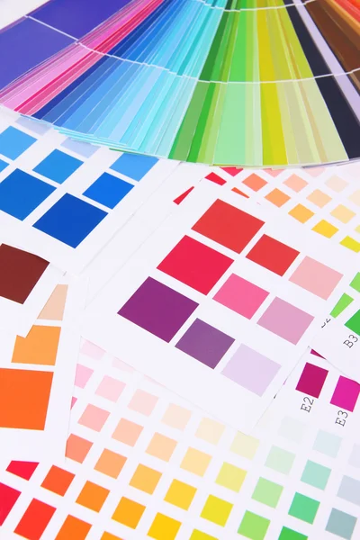 Color samples close up — Stock Photo, Image