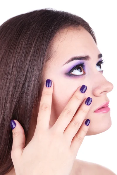 Beautiful young woman close up — Stock Photo, Image