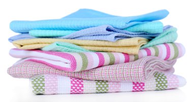 beyaz izole mutfak havlular