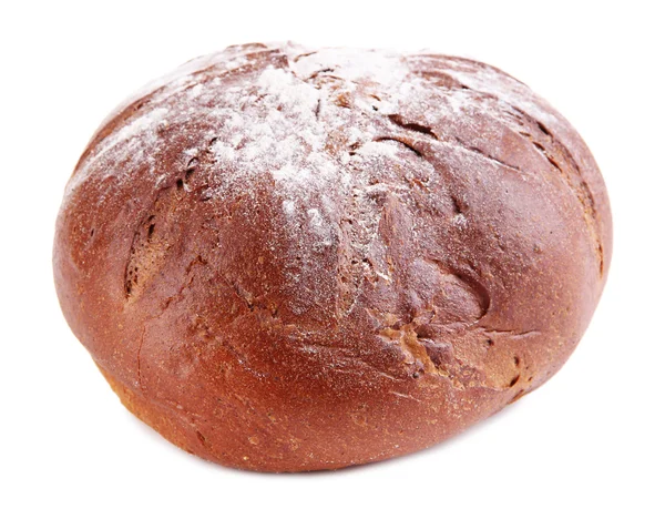 Roggenbrot isoliert auf Weiß — Stockfoto