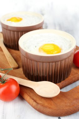 pişmiş yumurta yakın çekim