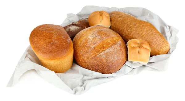 Ekmek farklı türde yakın çekim — Stok fotoğraf