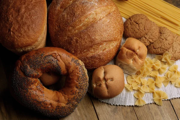 Productos de panadería de cerca — Foto de Stock
