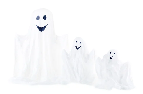 Halloween ghosts, isolated on white — Stock Photo, Image