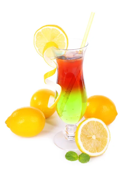 Glas Cocktail isoliert auf weiß — Stockfoto