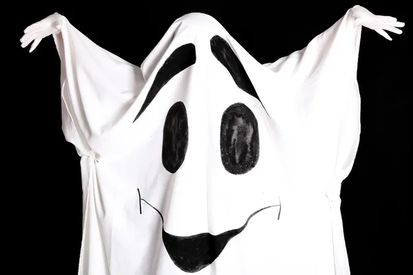 Halloween ghost, on dark background Royalty Free Stock Photos