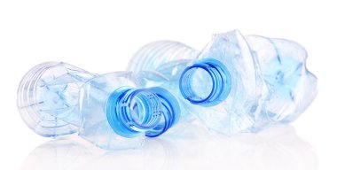plastik şişe üzerinde beyaz izole