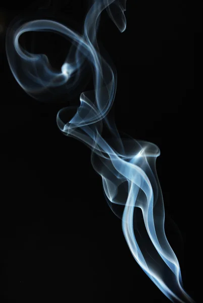 Abstract smoke on black  background — Stock Photo, Image