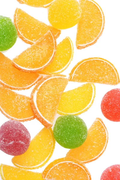 Colorful jelly candies background — Stock Photo, Image