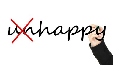 Word içine mutlu mutsuz dönüm el