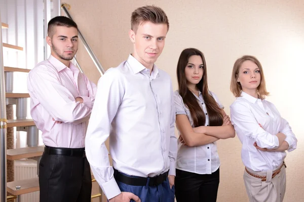 Business partners together at office — Stock Photo, Image