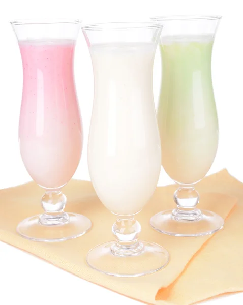 Batidos aislados en blanco — Foto de Stock