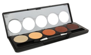 parlak göz gölgeler beyaz izole