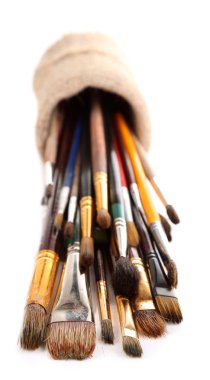 cam aranjman beyaz izole fırçalar