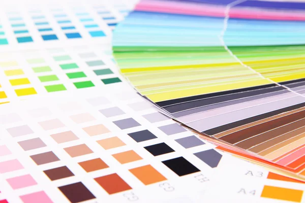 Color samples close up — Stock Photo, Image