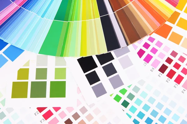 Color samples close up — Stock Photo, Image