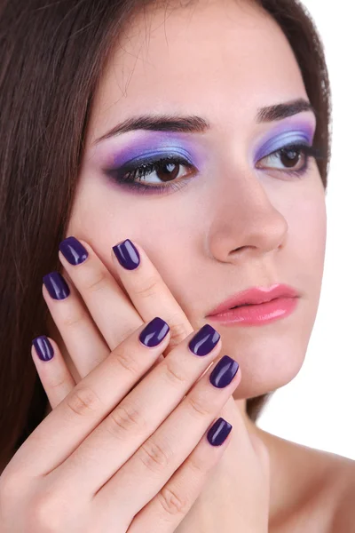 Beautiful young woman close up — Stock Photo, Image