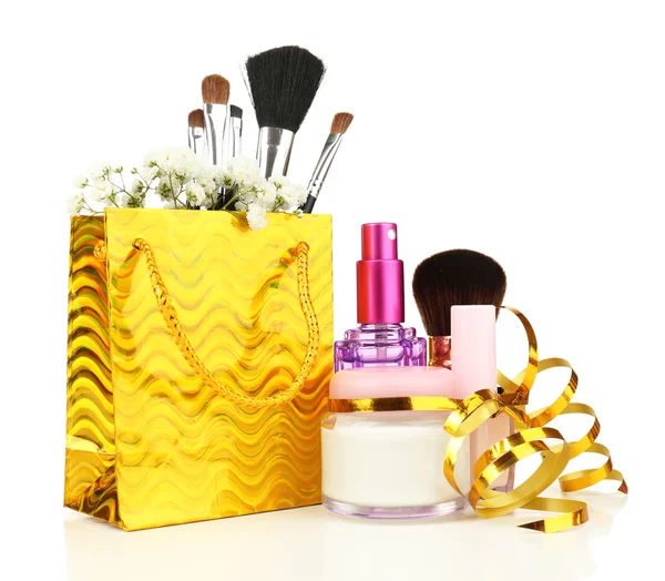 Beauty Set Geschenk isoliert auf weiß — Stockfoto