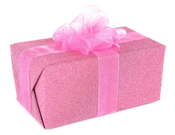 Gift box isolated on white Stock Image