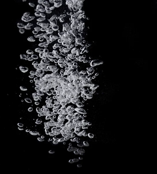 Bubblor i vattnet, närbild — Stockfoto