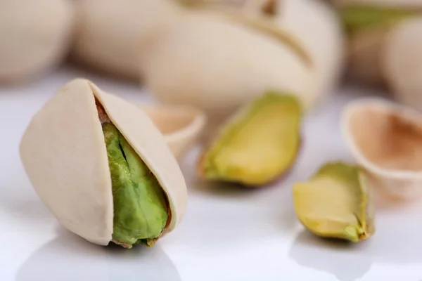 Orzechy pistacjowe zamknąć — Zdjęcie stockowe