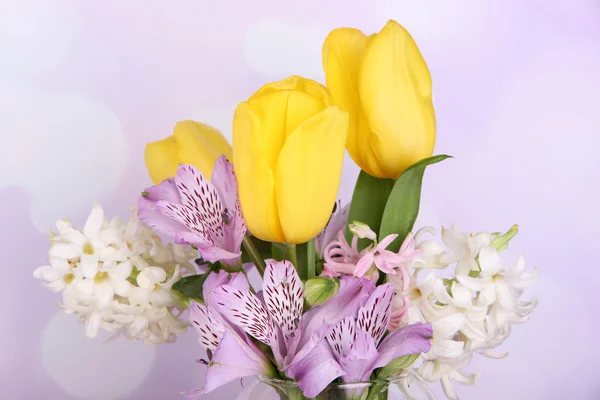 Красивые цветы на ярком фоне — стоковое фото