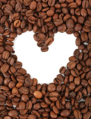 Kahve çekirdekleri yakın plan.