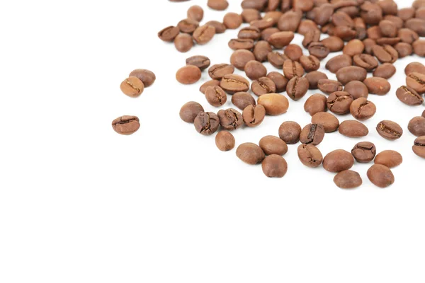 Coffee beans isolated on white — Stock Photo, Image