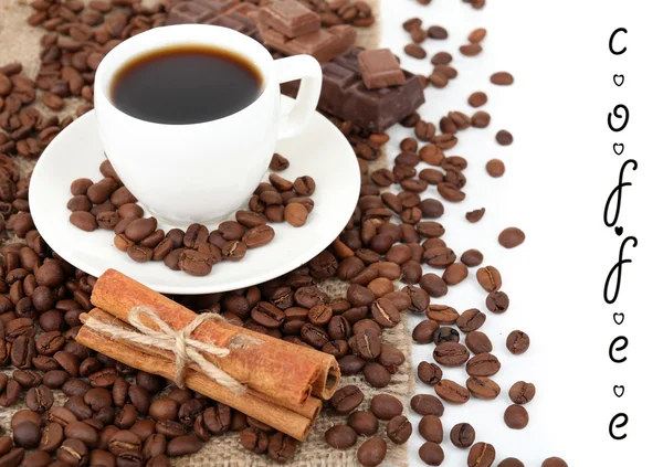 Granos de café primer plano — Foto de Stock