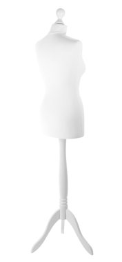 boş kadın manken üzerinde beyaz izole