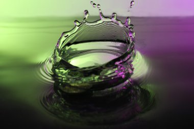 su damlaları yakın çekim