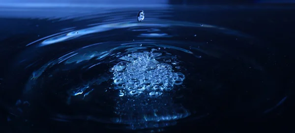 Gotas de agua primer plano — Foto de Stock