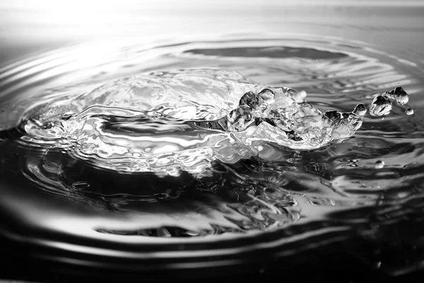 Gotas de agua primer plano — Foto de Stock